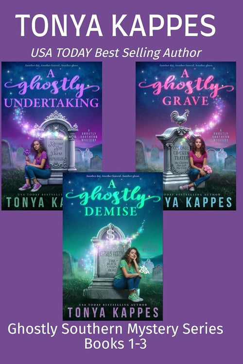 A Ghostly Southern Mystery Series Books 1-3 (Tonya Kappes Books Cozy Mystery Collections) cover image