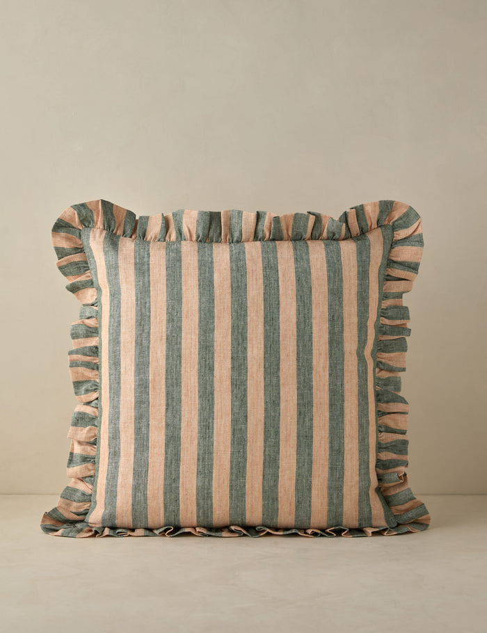 Blush and Jade / Square / Pillow Cover Only