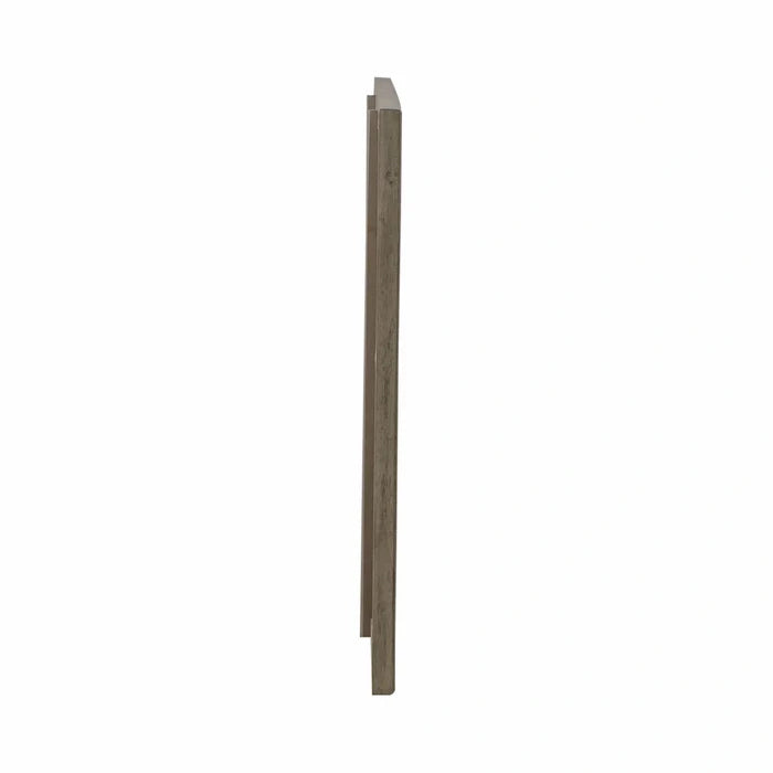 Americana Farmhouse Landscape Mirror in Dusty Taupe and Black image