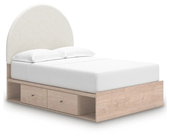 Full / Panel Bed w/ Storage Drawers (4)