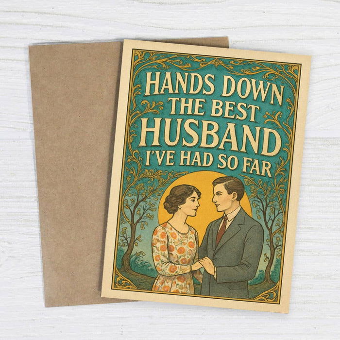 Best Husband So Far – Funny Anniversary Card