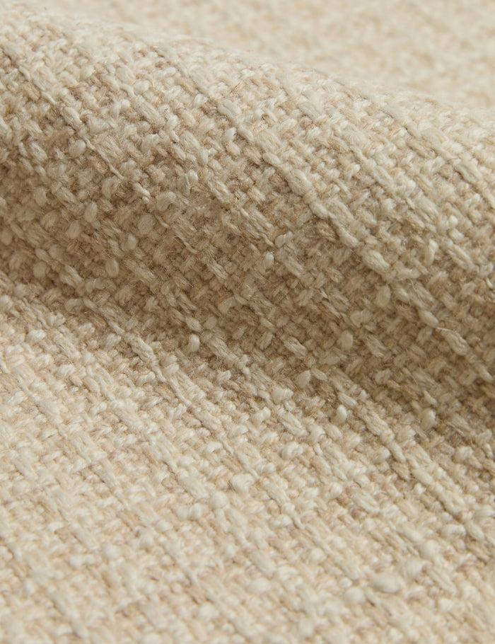 Custom Crona Wool Rug, Stucco