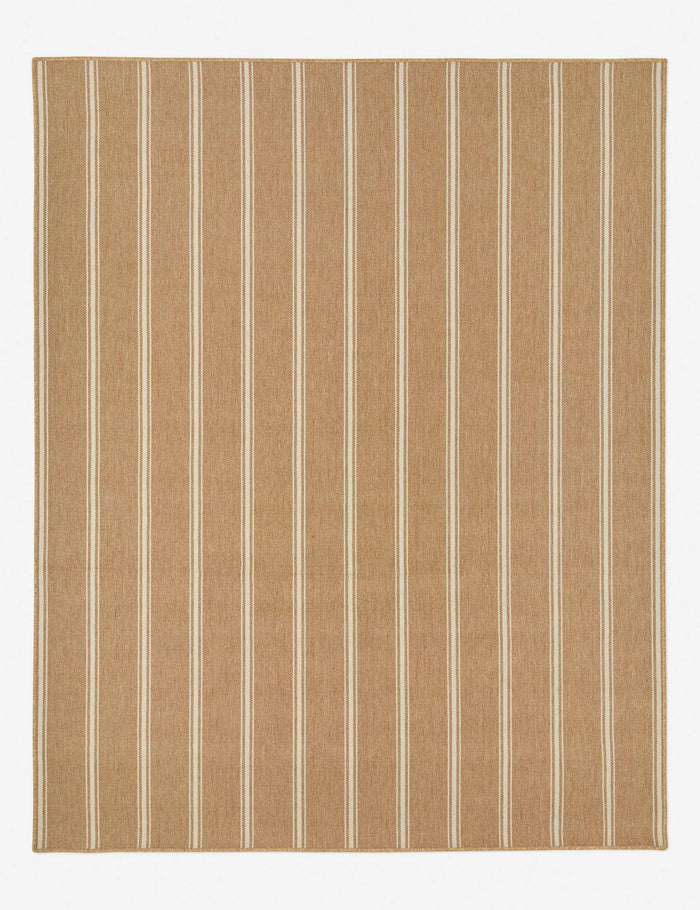 Custom Devri Hand-Loomed Indoor / Outdoor Rug, Rattan