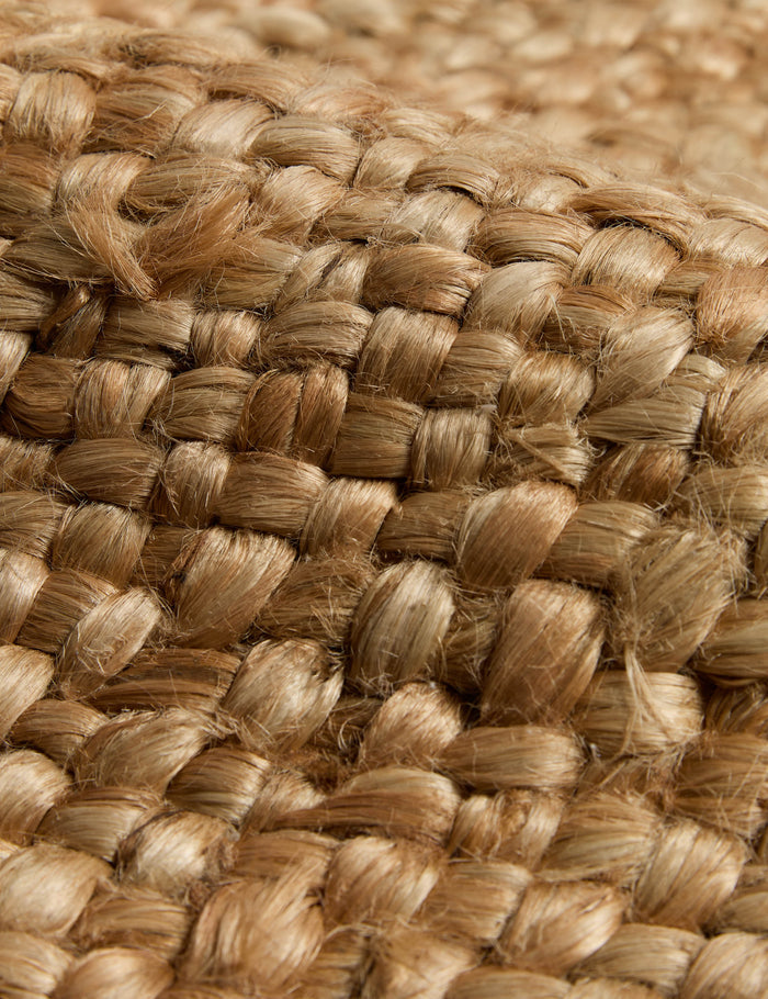 Custom Machi Hand-Loomed Jute Rug, Gold