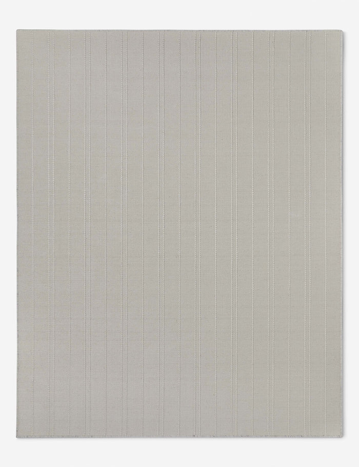 Custom Vellani Flatweave Rug, Ivory