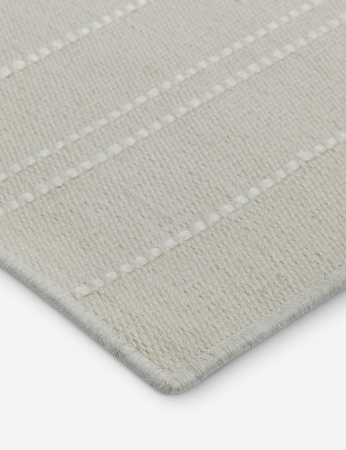 Custom Vellani Flatweave Rug, Ivory
