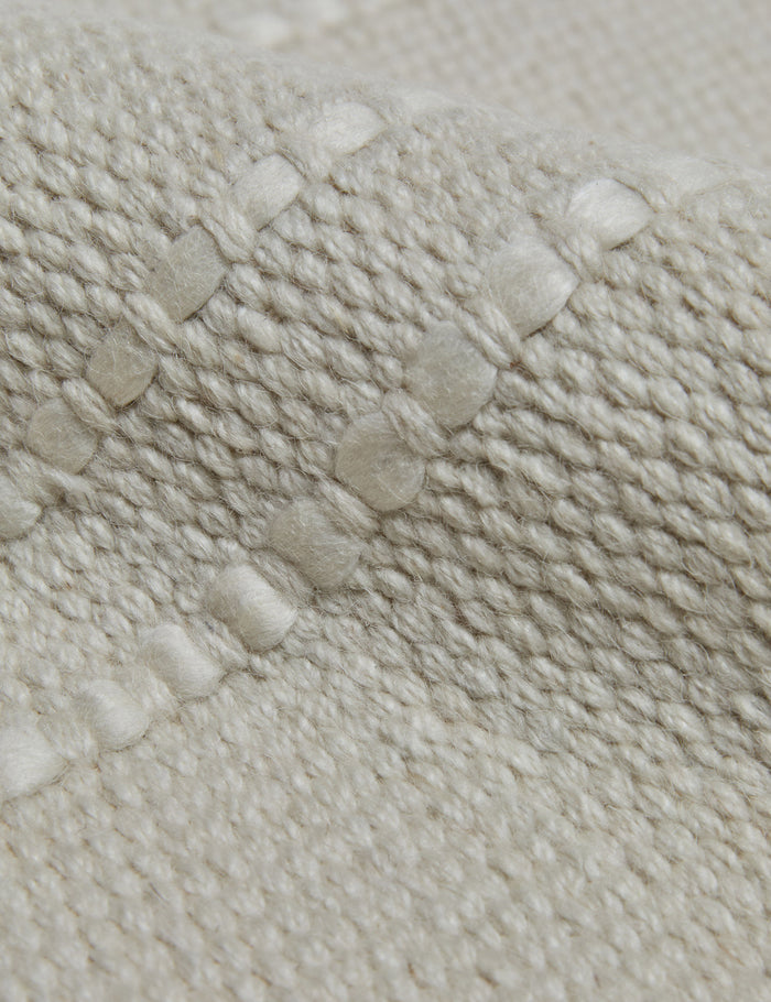 Custom Vellani Flatweave Rug, Ivory