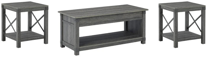 Cocktail Table Lift/2-End Table