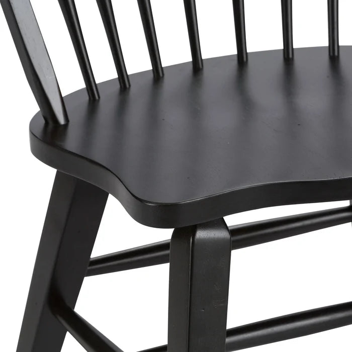 Hearthstone Ridge Windsor Back Side Chair - Black image