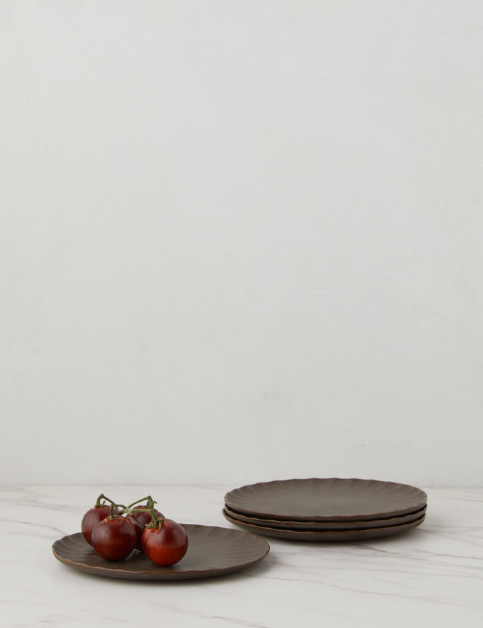 Appetizer Plates -Set of 4 / Green