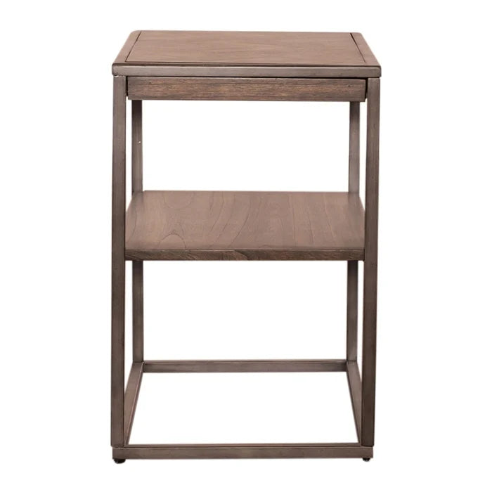 Jamestown Chair Side Table in Brown image
