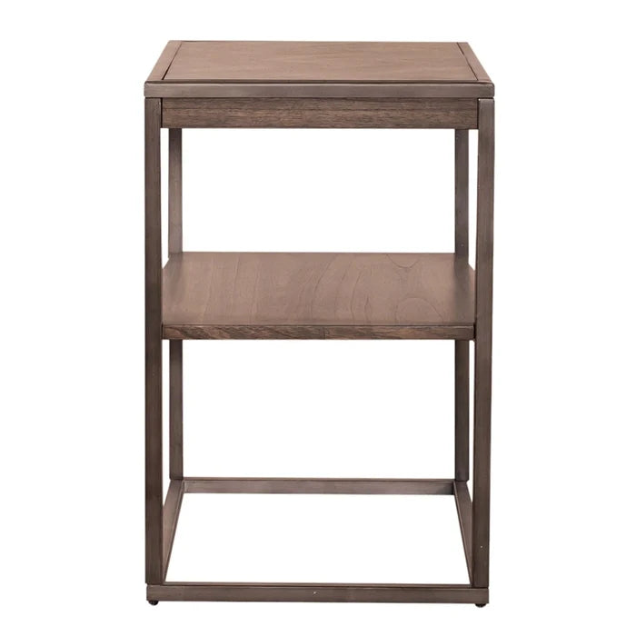 Jamestown Chair Side Table in Brown image