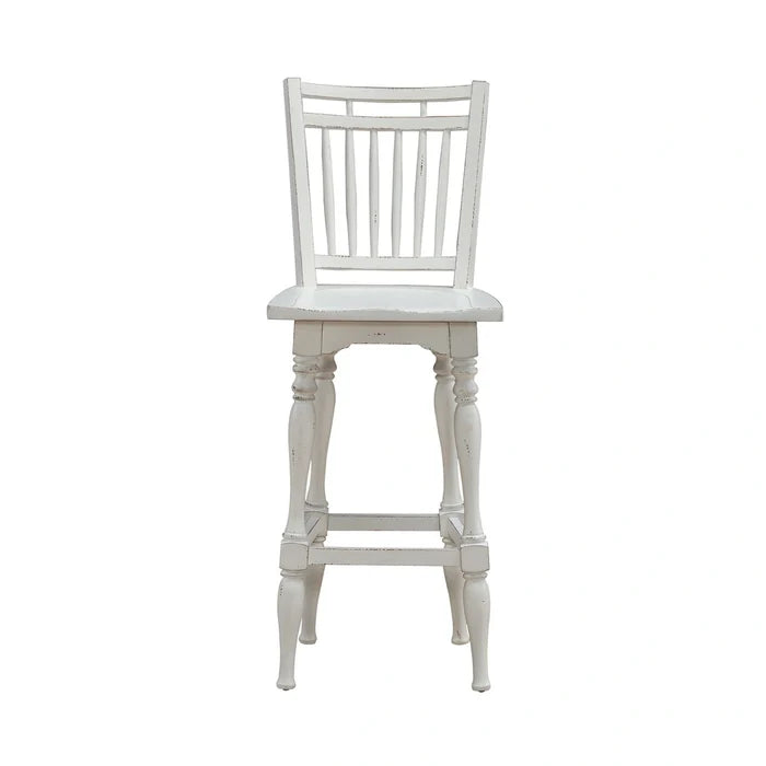 Magnolia Manor Spindle Back Swivel Bar Stool image