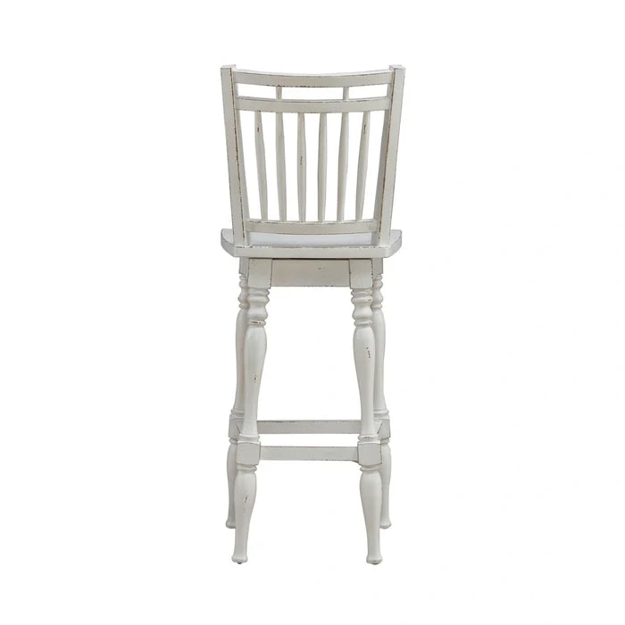 Magnolia Manor Spindle Back Swivel Bar Stool image