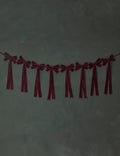 #color::sangria | Mauree velvet bow garland