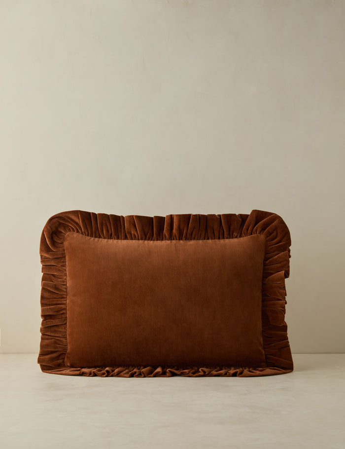 Chestnut / With Feather Down Insert / Lumbar