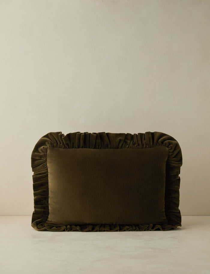 Olive / With Feather Down Insert / Lumbar