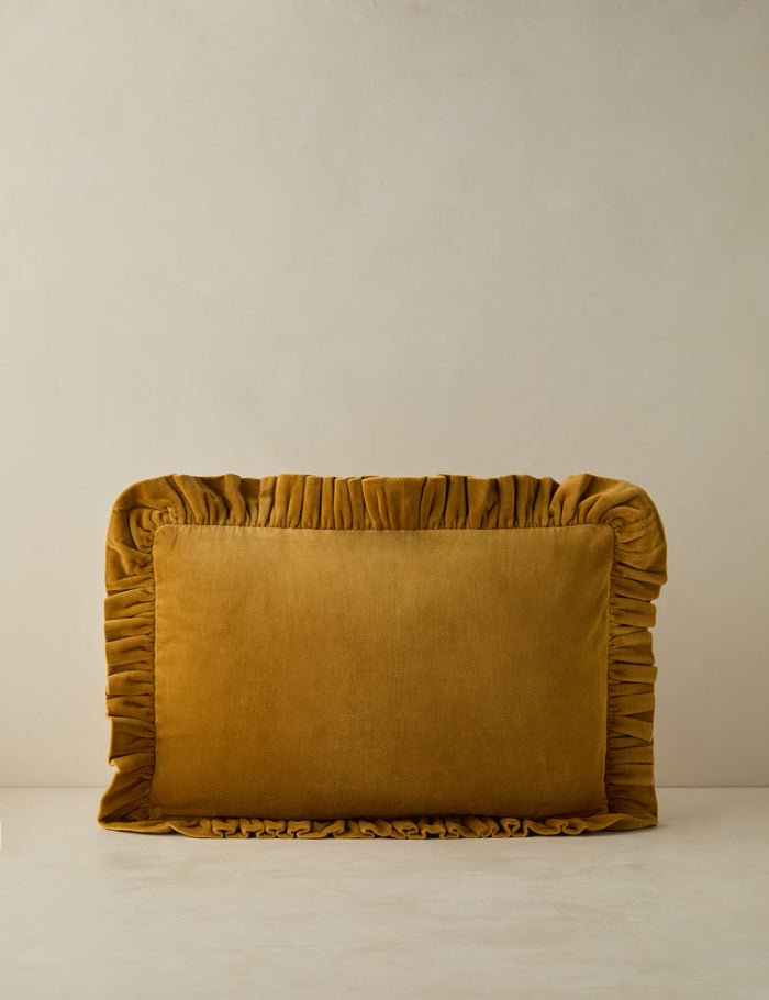 Mustard / With Feather Down Insert / Lumbar