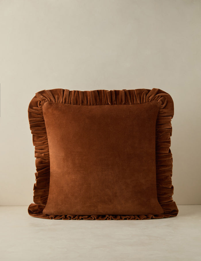 Chestnut / With Feather Down Insert / Square