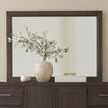 Modern Edge Landscape Mirror in Caffe image
