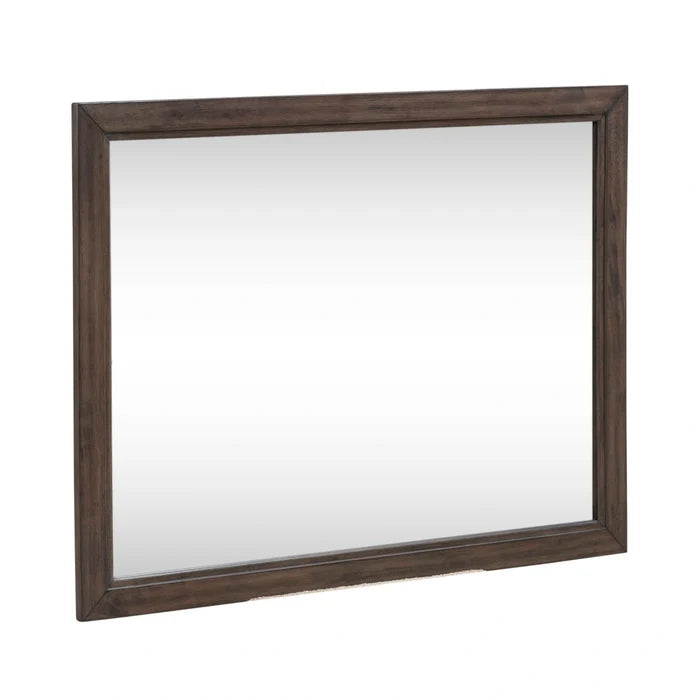Modern Edge Landscape Mirror in Caffe image