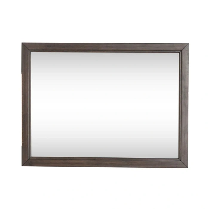 Modern Edge Landscape Mirror in Caffe image