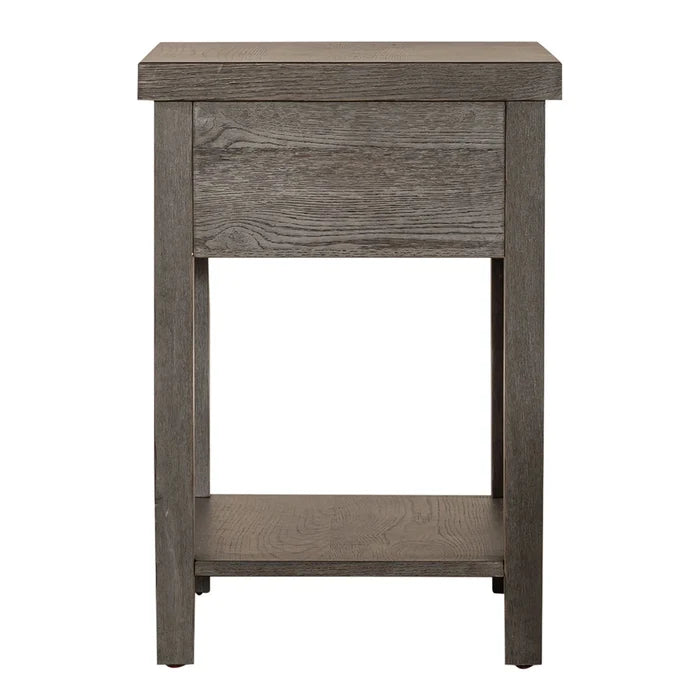 Modern Farmhouse Drawer Chair Side Table image
