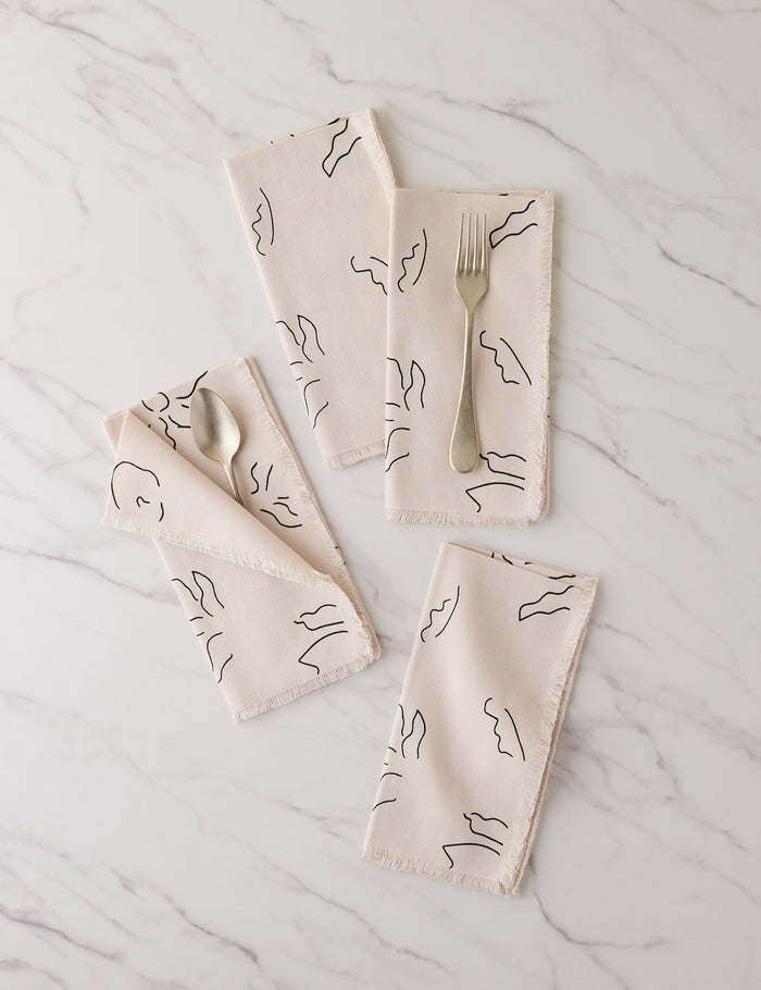 Natural / Napkin -Set of 4