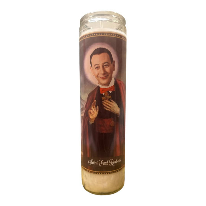 Paul Reubens Pee Wee Herman Christmas Prayer Candle