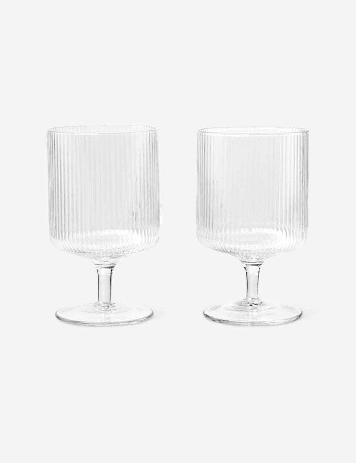 Clear / Wine Glasses -Set of 2