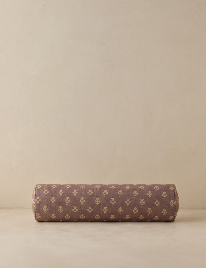 Plum and Sand / Bolster / Pillow Cover Only