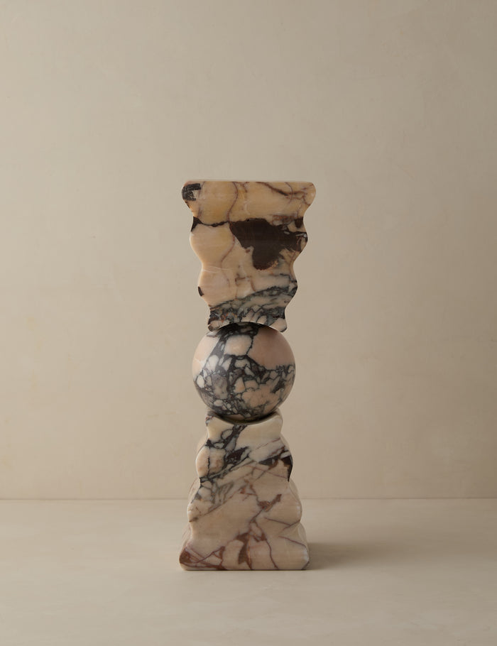 #color::pink | Sachia sculptural marble column