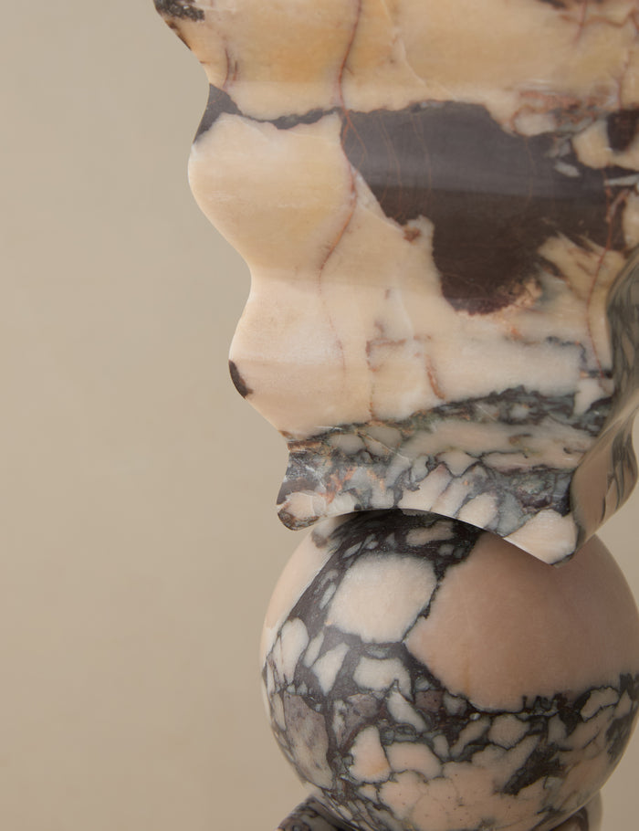 #color::pink | Sachia sculptural marble column