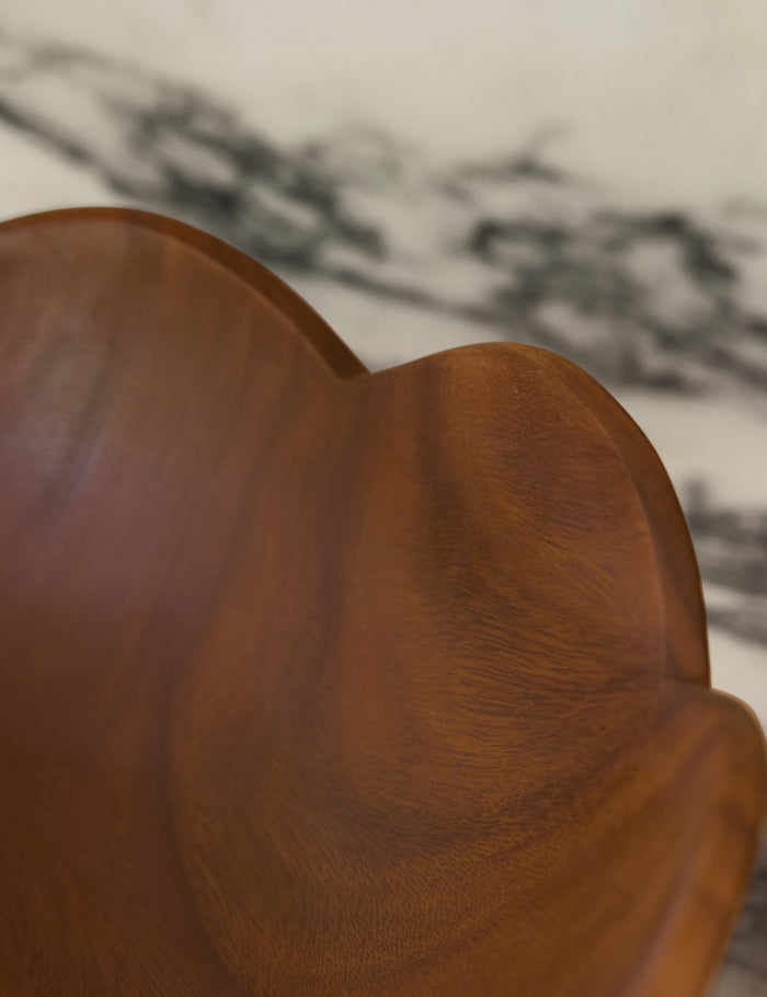 Scalloped Wood Bowl by Sarah Sherman Samuel