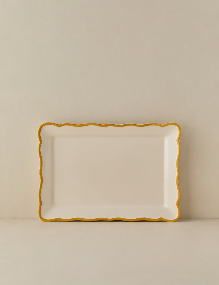 Giovanna in Yellow / Rectangular Platter