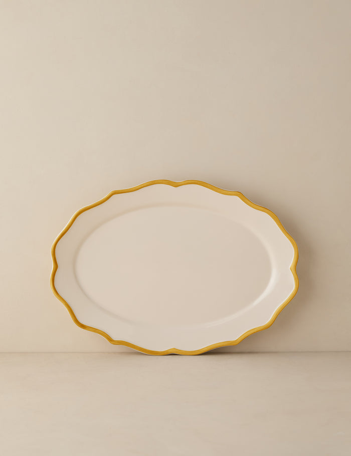 Giovanna in Yellow / Oval Platter