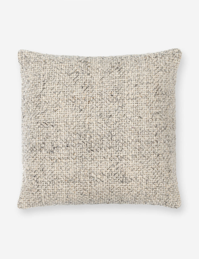 White and Gray / 18" x 18" / Down