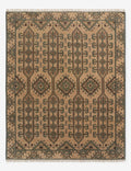 #color::taupe #size::2--x-3- #size::2-6--x-8--runner #size::3--x-5- #size::4--x-6- #size::5--x-8- #size::6--x-9- #size::8--x-10- #size::9--x-12- #size::10--x-14- #size::12--x-15- | The Vishal geometric motif hand-knotted wool rug.