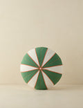 #color::green | Wrenley high-contrast design disc outdoor pillow
