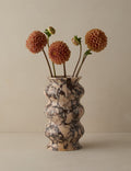 #color::purple-breccia | Zainab hand-carved marble vase